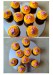 Čokoládové cupcakes s pomerančovým krémem